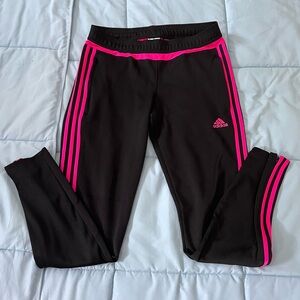pink and black adidas climacool joggers